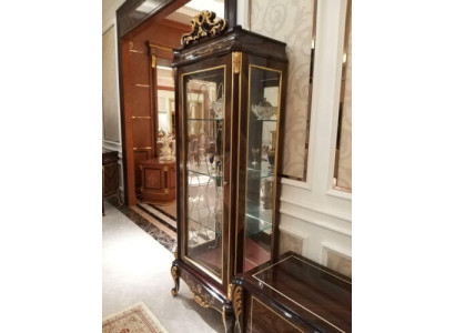 Display case Glass Wardrobe Living room Showcase 1-door showcases Baroque