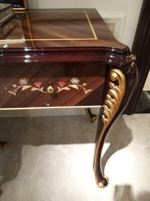 Dressing table with Mirror Luxury Console Chest of drawers Bedroom Table