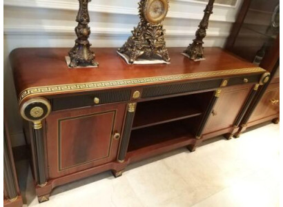 Sideboard TV Lowboard TV cabinet XXL Wardrobe Decorative Table Living room Wood Classic