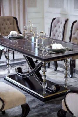 Dining table Table Dining room Living room Design Furniture Luxury Tables Metal Modern