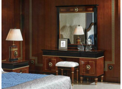 Dressing table with Mirror Luxury Console Chest of drawers Bedroom Baroque Rococo