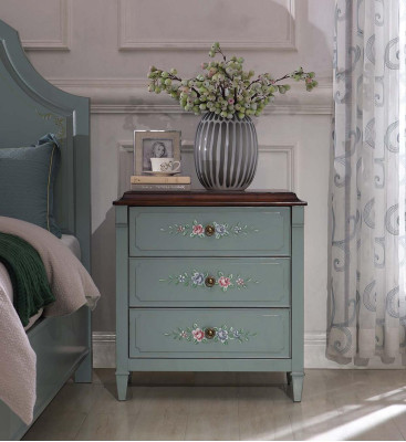 Bedside table nightstand nightstand chest of drawers drawer founder time old style