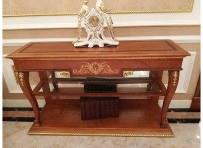 Sideboard TV Lowboard Decorative TV cabinet XXL Wardrobe Table Living room Wood Classic