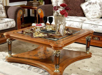 Baroque Rococo Extra Class Coffee table Wood Table Side Sofa Couch Tables new