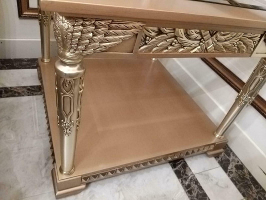 Elegant Designer Classic r Coffee table Side table Sofa Living room Table Tables