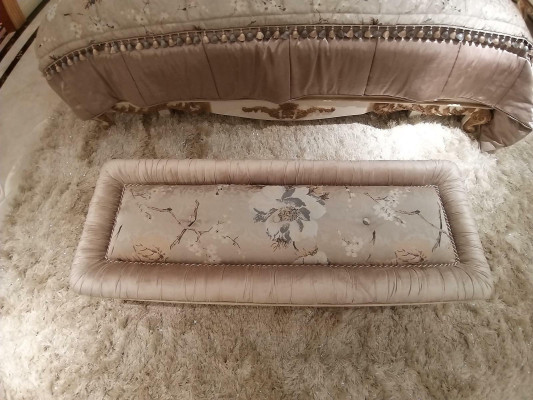 Chaise lounge antique style sofa lounger couch loungers chaise baroque stool upholstery new