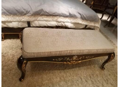 Chaise lounge antique style sofa lounger couch loungers chaise baroque rococo stool fabric
