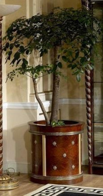 Handmade Wood Flower Pot Antique Style Plant Pot Series E26 Baroque Rococo