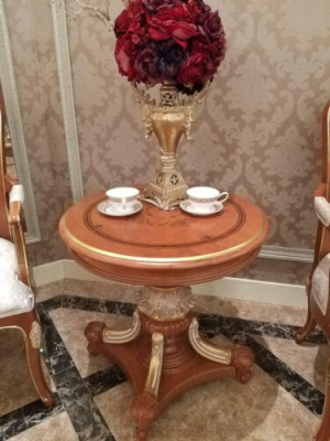 Round side table coffee table table sofa round table living room design