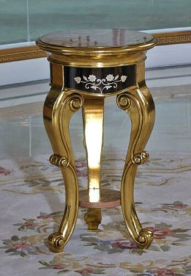 Flower stand stand wood frame baroque rococo real handcraft 40x100cm new