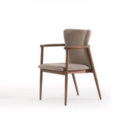 Dining room Chair Design Upholstery Fabric Textile Style Modern Recliner Armchair