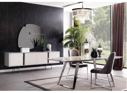 Complete Set Dining table 4x Chairs Dining room Set Ess Group Table Tables 5pcs