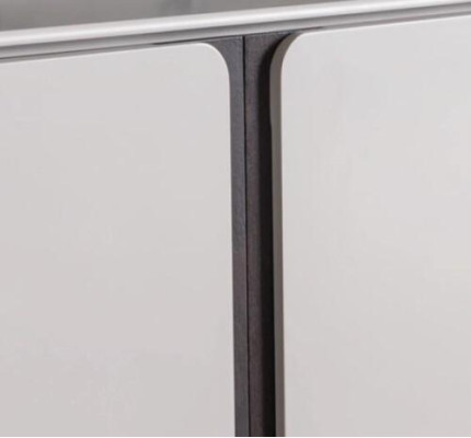 Living room Sideboard Mirror Luxury Group Suite Set 2-piece new gray