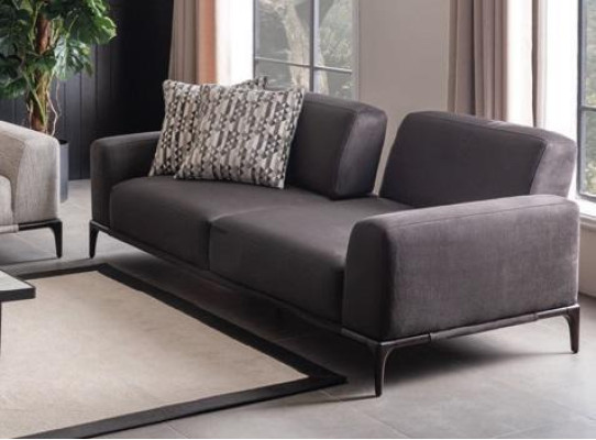 Sofa 3 Seater Brown Sofas Style Luxury Living room Modern Design Upholstery