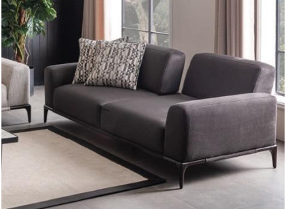 Sofa 3 Seater Brown Sofas Style Luxury Living room Modern Design Upholstery