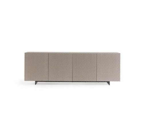 Living room Mirror Sideboard Wardrobe Elegant Design Luxury 2-piece. new Beige