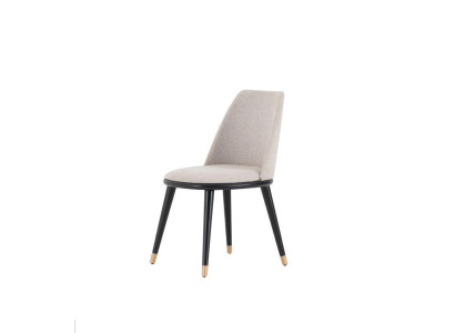 Designer Mega Comfort abler beige dining room chair in a modern style