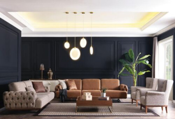 Sofa set 4 pieces. Set Couch Sofa Furniture Suite Design Chesterfield