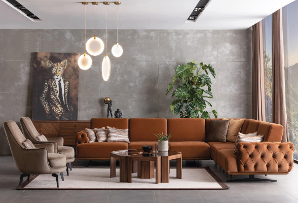 Living landscape Sofa L-shape Couch Suite Design Modern Sofas Corner sofa