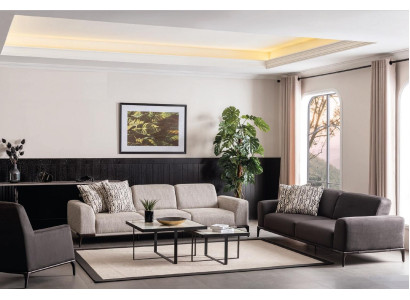 Living room Sofa set 4 3 1 Seater Suite Fabric Sofa Armchair Luxury