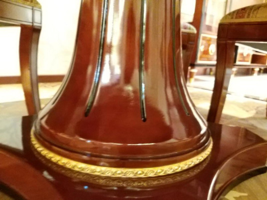 Round Dining room Round Table Wood Tables Round Classic Baroque Rococo Furniture