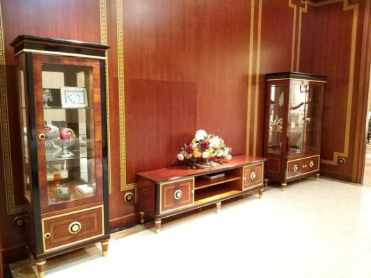 Sideboard TV Lowboard TV cabinet XXL Wardrobe Table Living room Wood Classic r Wardrobe