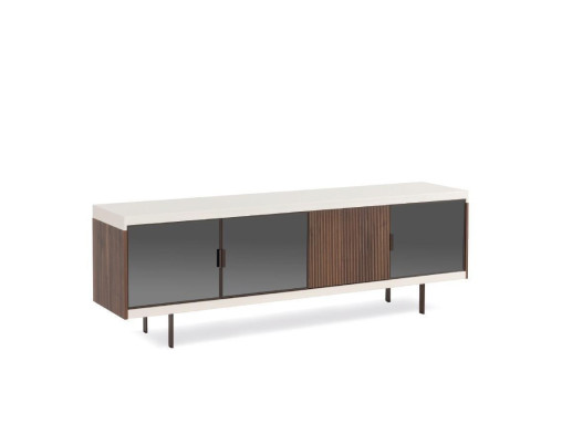 Dining table 4x Chairs Sideboard Group Dining room Suite 6pcs. Set Furniture