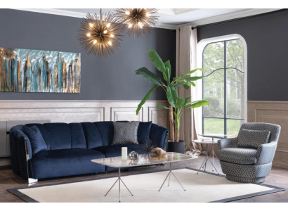 Sofa set 4+1 Seater Coffee table Sofa Armchair Seat Luxury Set 3pcs new