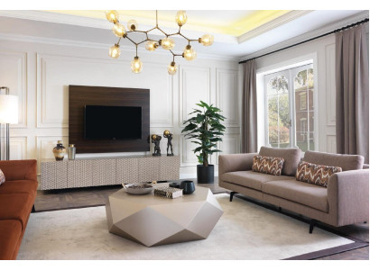 Luxury TV Wardrobe TV Stand Sideboard Coffee Table TV Wall 3 Pieces