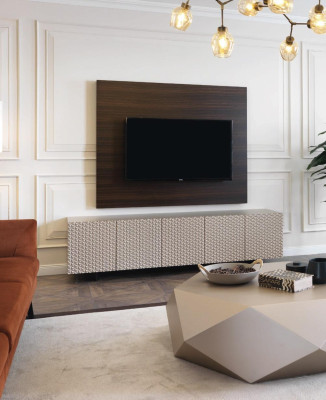 Luxury TV Wardrobe TV Stand Sideboard Coffee Table TV Wall 3 Pieces