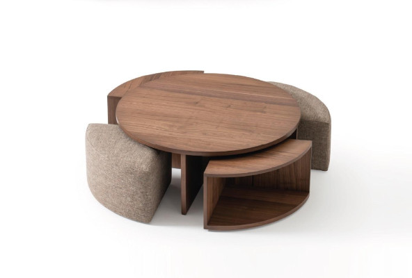 Coffee table Coffee table Living room brown luxury design wooden tables table