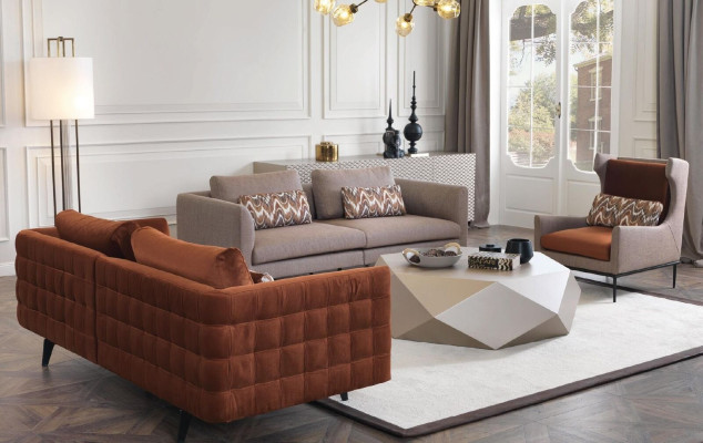 Living room Armchair Couch Upholstery Design Textile 1 Seat Couches Upholstery