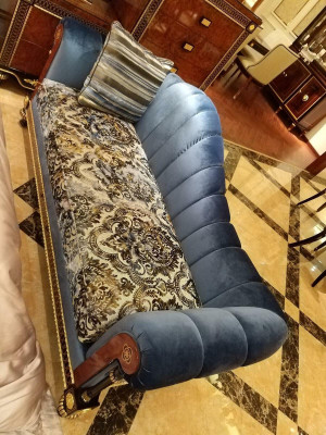 Chaise lounge antique style sofa lounger textile baroque rococo couch loungers chaise new