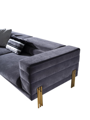 Sofa set Complete e Couch set Sofa Seater Fabric Modern Set 4 pieces