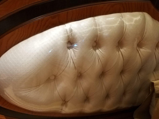 Luxury Bedroom Bed Double bed Real Handcraft Wood Leather Upholstery Beds