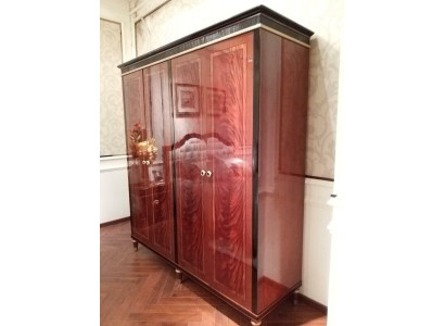 Wardrobe Bedroom Wood Wardrobe Antique Decor Style Rococo Baroque