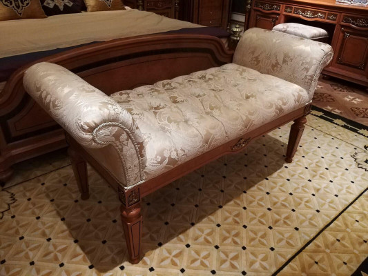 Chaise lounge antique style sofa lounger couch loungers chaise textile baroque rococo new