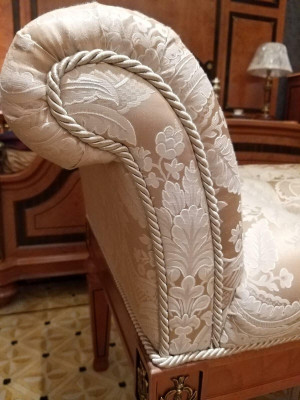 Chaise lounge antique style sofa lounger couch loungers chaise textile baroque rococo new