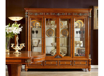 XXL luxury shop window display case glass wardrobe baroque rococo antique