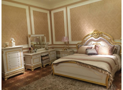 Classic s Bed Baroque Rococo Double Hotel Beds Upholstered bed Double bed new