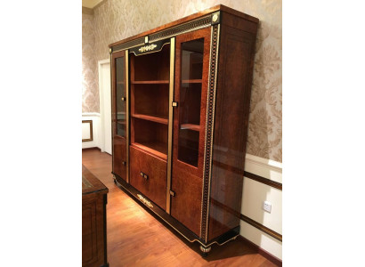 Classic Display case Bookcase Wardrobe Glass Showcases Deco Rococo Baroque