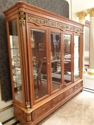 XXL luxury shop window display case glass wardrobe rococo baroque antique