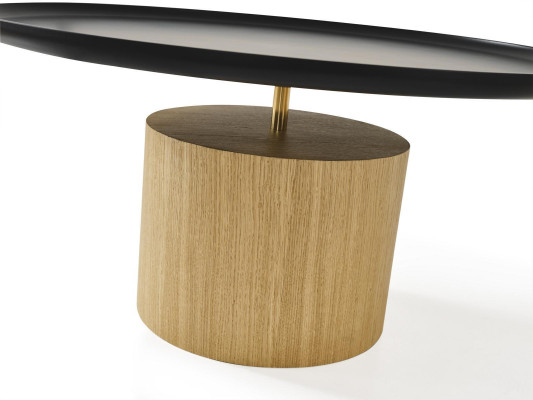 Coffee table Luxury Wood Design Table Side table Black Round Tables new