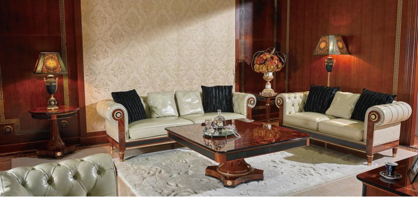 Classic r 3 Seater Sofa Baroque Rococo Antique Style Sofa Couch Couches E68 new