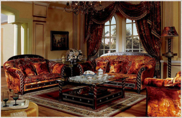 Antique Style Baroque Rococo Sofa 3 Seater (without 2+1) Noble Luxury Couche Upholstery new