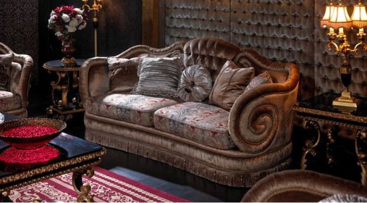 Classic Sofa set 2+1 Rococo Baroque Antique Style Sofa Couches Couch