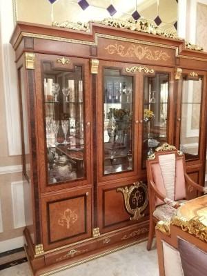 Display case Wardrobe Showcases Living room Cabinets Design Baroque Rococo new Sideboard
