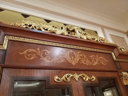 Display case Wardrobe Showcases Living room Cabinets Design Baroque Rococo new Sideboard