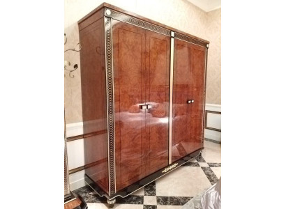 Wardrobe Bedroom Wood Wardrobe Antique Style Baroque Rococo Cabinets new