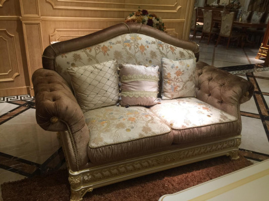 Design Upholstery Seat Couch 2 Seater Sofa Sofas Couches Textile Fabric Two-seater